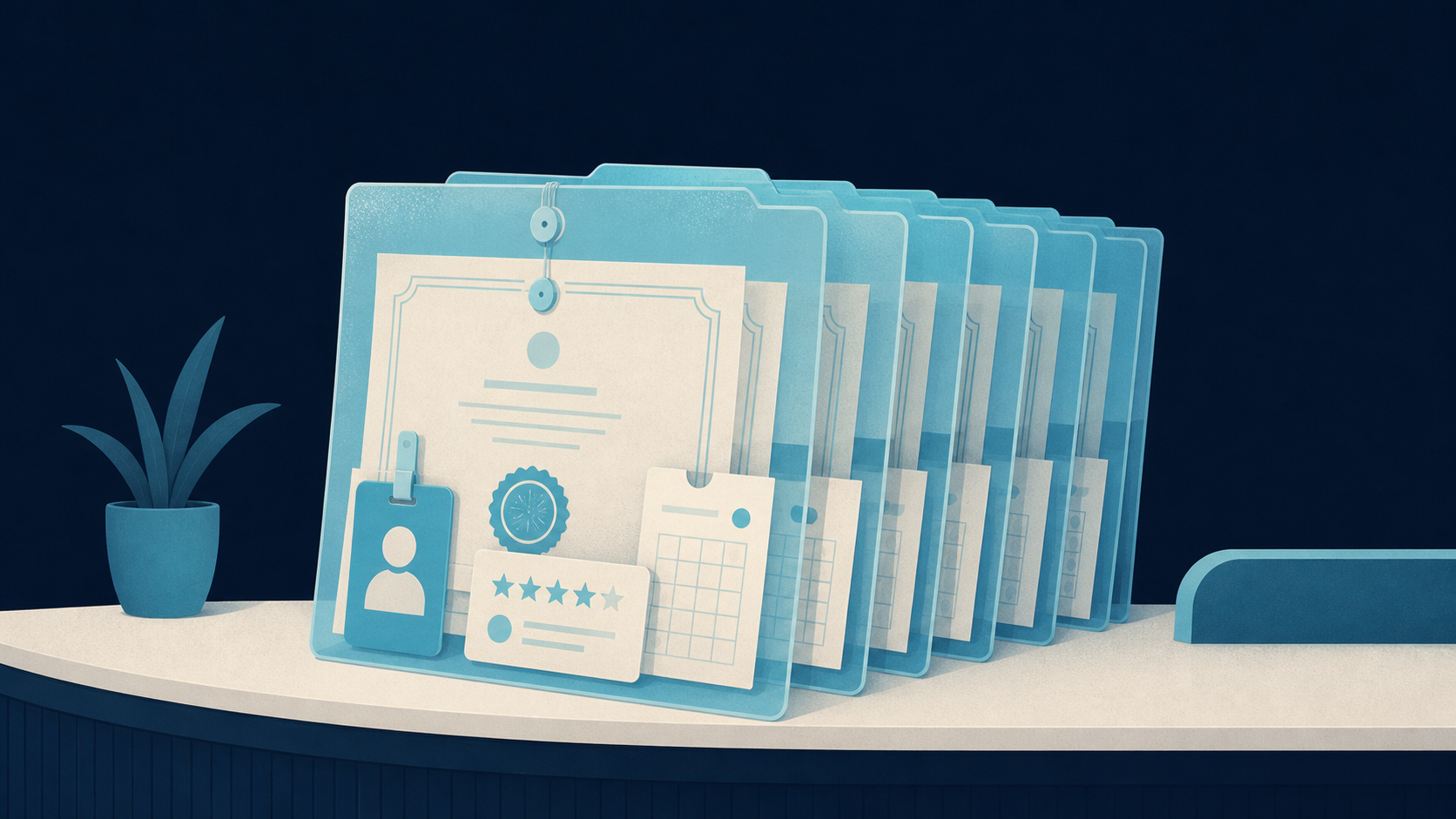 Trust accumulates when reviews, certifications, credentials, and consultation information are organized in a clear sequence.
