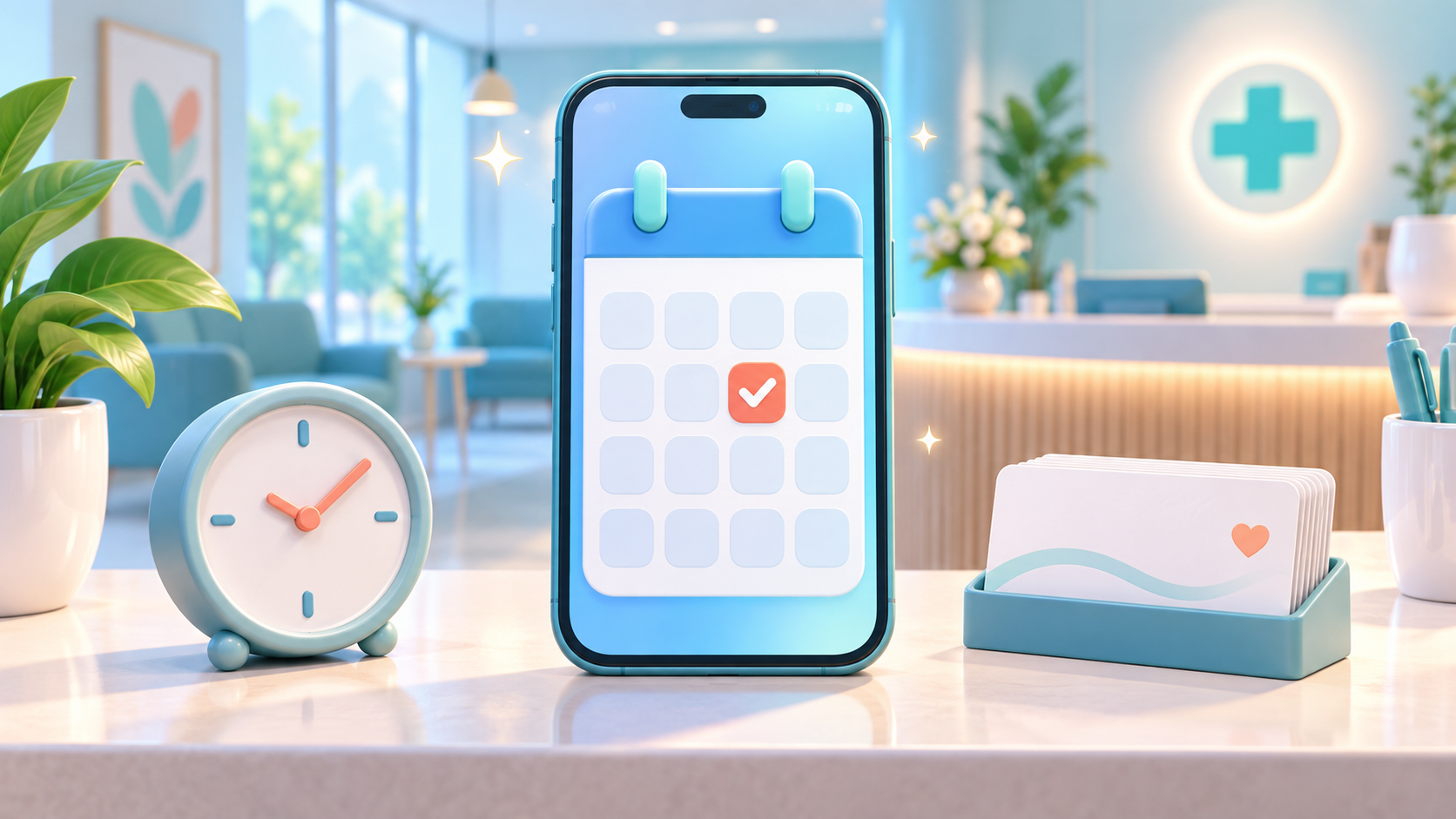 K-DIA organizes appointment confirmation and pre-visit reminders into one clear app flow.