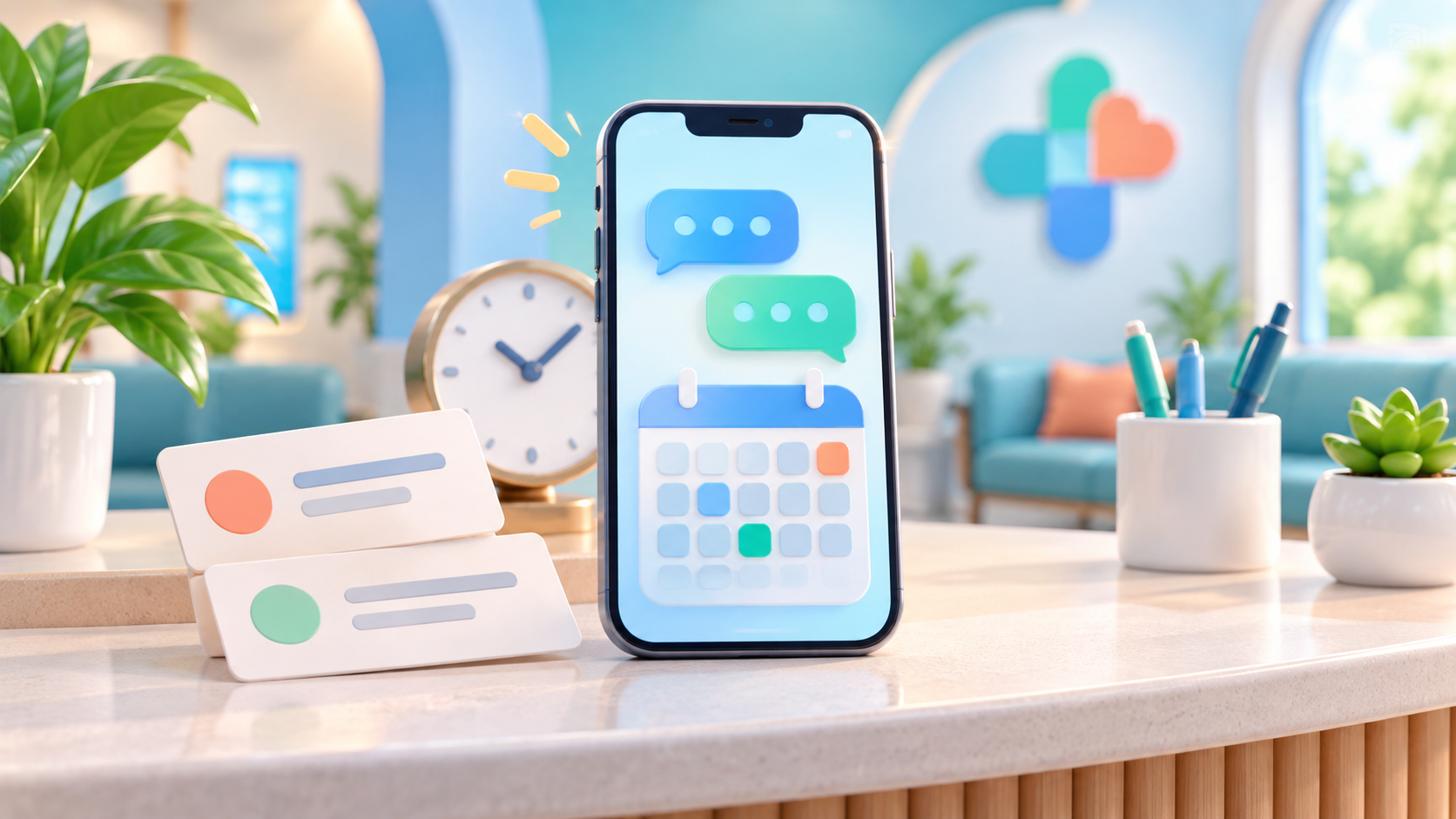 K-DIA gathers consultation messages and booking flow into patient-level context inside the app.