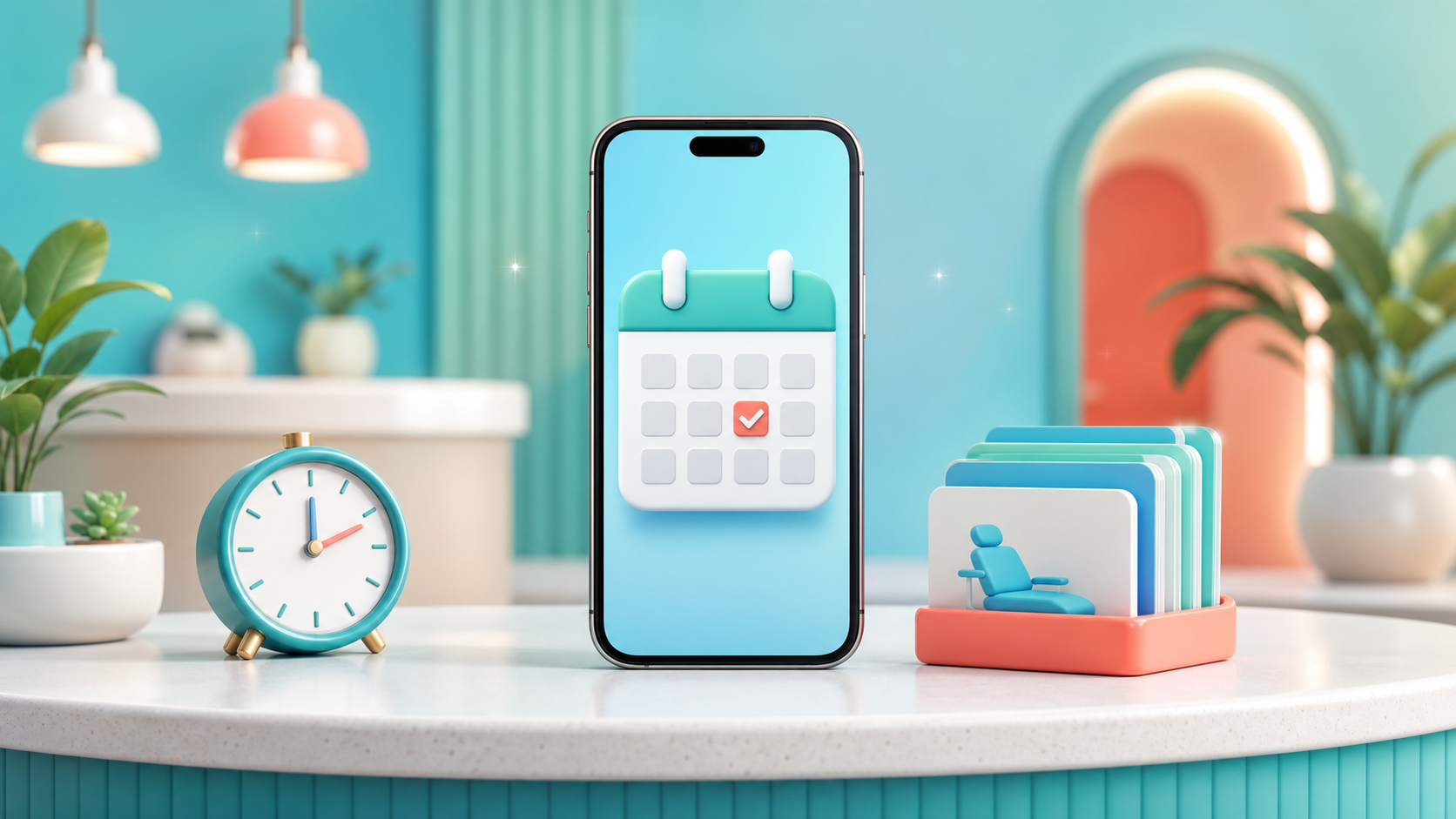 K-DIA organizes booking and reminder activity into a clear operational signal on one app screen.