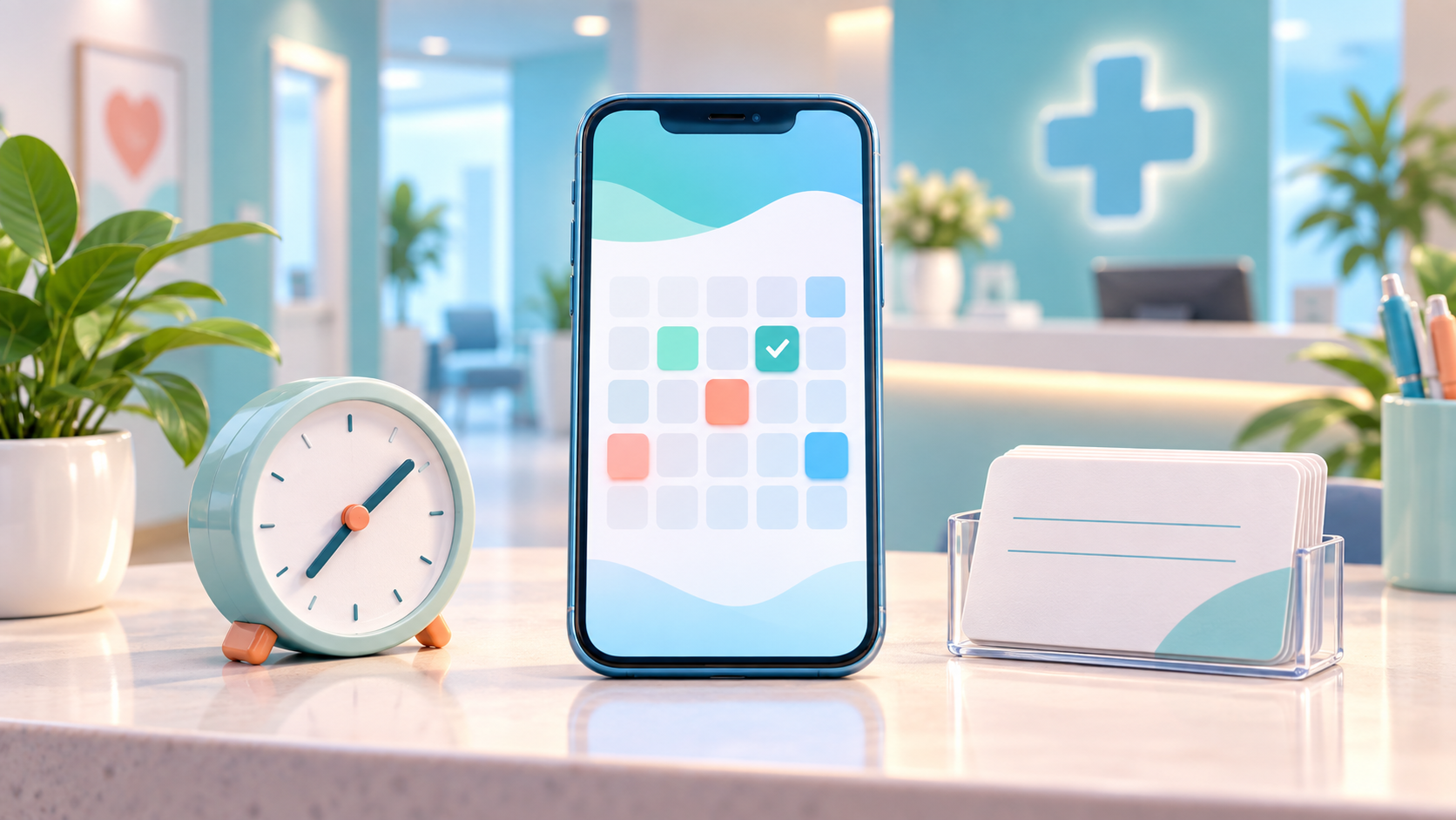 K-DIA shows reservation density and reminder flow inside the app, making appointment activity easier for the clinic to read.