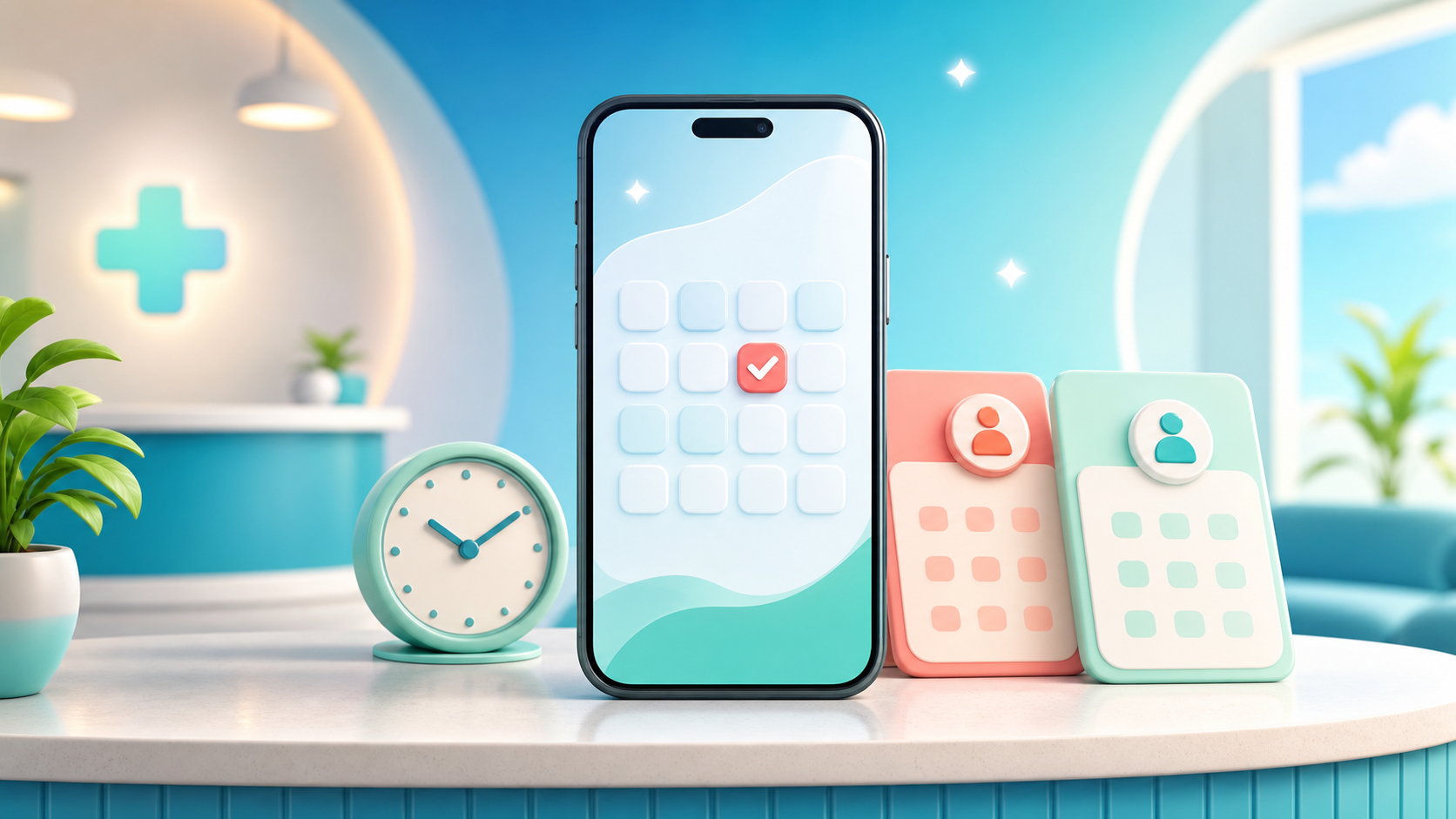 K-DIA brings booking and reminders into one app-based digital front door for the clinic.