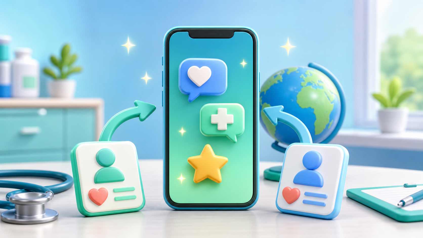 K-DIA connects consultation, reviews, revisits, and foreign-patient communication into one app-based clinic workflow.