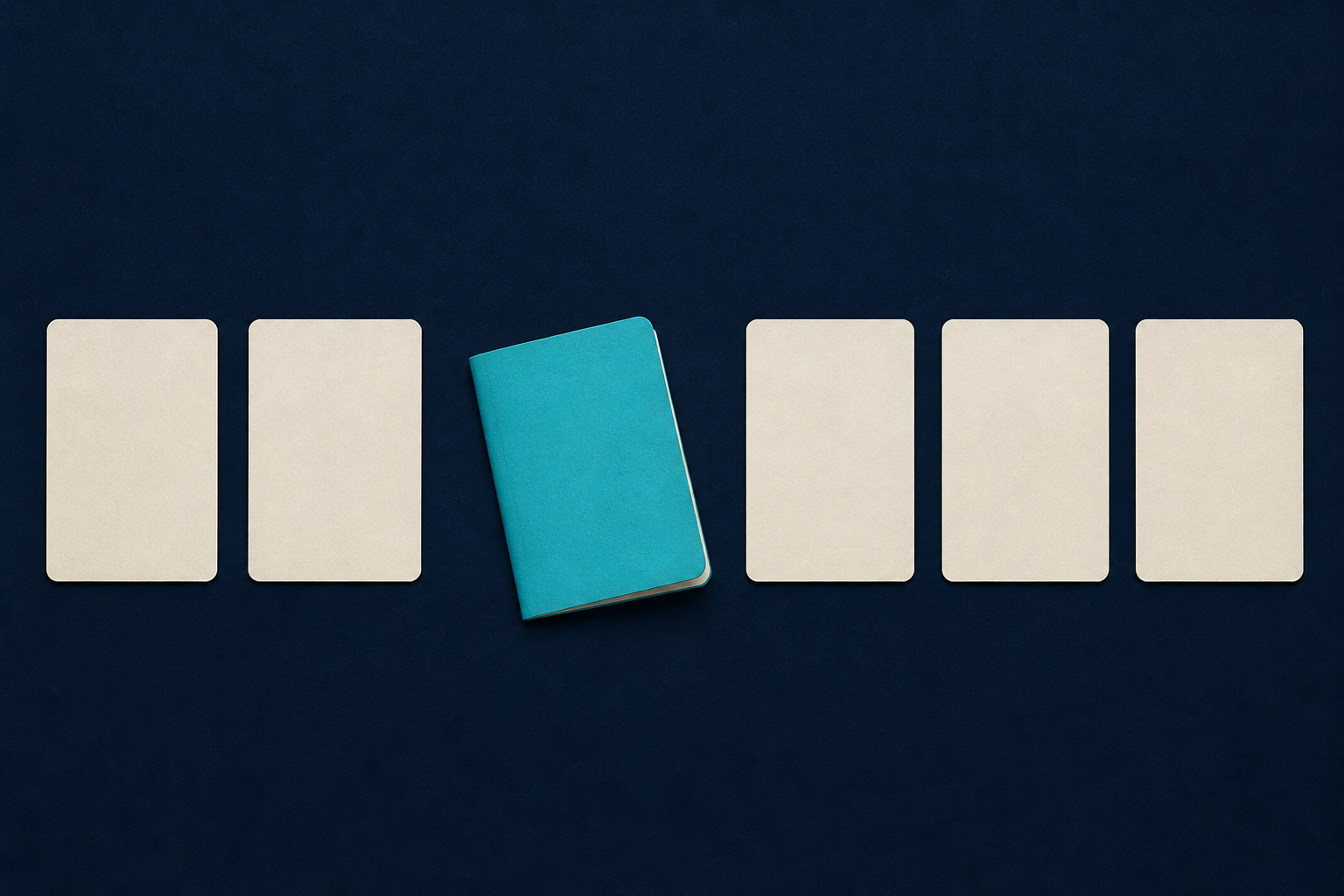 A row of appointment cards with a visible gap shows where patient judgment often pauses between inquiry and booking.