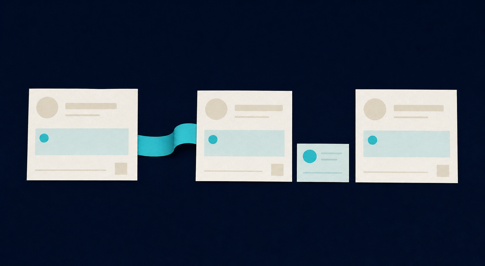 The visual shows how the meaning of acquisition cost changes when a first visit leads to a return visit and a referral.