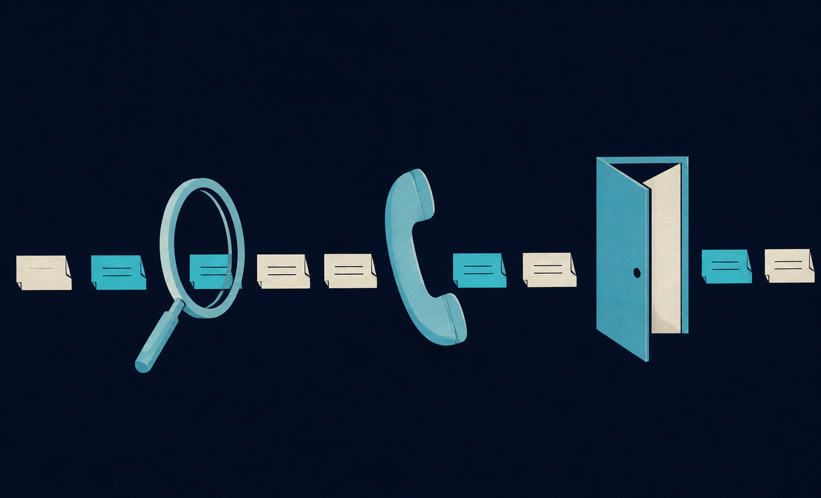 International patient acquisition moves through staged conversion points from discovery to inquiry, booking, and visit.